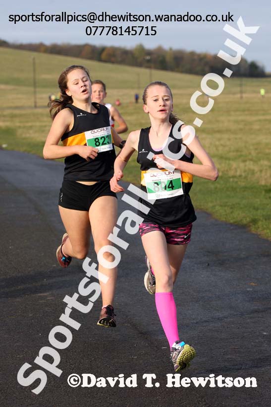 Boys and Girls under-15s, 2016 Heaton Memerial 10k Road Race. Photo: David T. Hewitson/Sports for All Pics